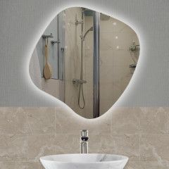 Дзеркало фігурне з LED підсвічуванням 1000х1000 мм (11445239)