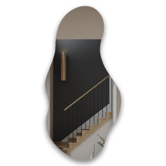 Дзеркало фігурне Лагуна LED 500х1000 мм (13481420)