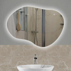 Дзеркало фігурне з з LED підсвічуванням 1200х800 мм (13481420)