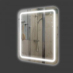 Зеркало с LED подсветкой Aromar-03 LS 800x900 мм (200499)