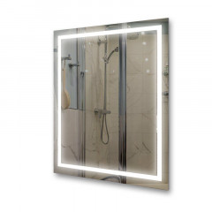 Зеркало с LED подсветкой и электрическим подогревом Aromar-03 LS 800x1000 мм (200397)