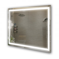 Дзеркало з LED підсвіткою та електричним підігрівом Miranda-5 LS 1000x800 мм (200247)
