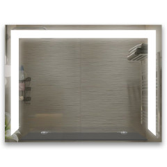 Дзеркало з LED підсвіткою та полицею Venta-04 LS 1000x800 (200121)