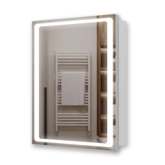 Дзеркальна шафа з LED підсвіткою Vista Roses Mar LS 500x700 (200161)