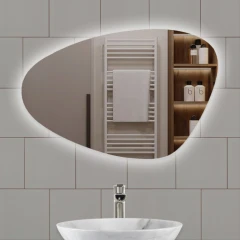 Зеркало фигурное с LED подсветкой 1200х800 мм (13481420)