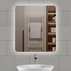 Дзеркало з LED підсвіткою та електричним підігрівом Selva Brava LS 600x700 мм (200286)